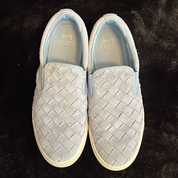 Marc Fisher Womens Woven Cushioned Calla Round Toe Platform Slip Sneakers - Picture 5 of 10